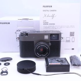 【ほぼ新品】FUJIFILM X-half チャコールシルバー F X-HF1-CS JP 二言語対応 コンパクトデジタルカメラ