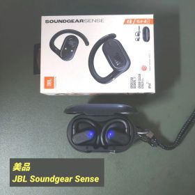 【極美品】JBL SOUNDGEARSENSE ワイヤレスイヤホン ブラック