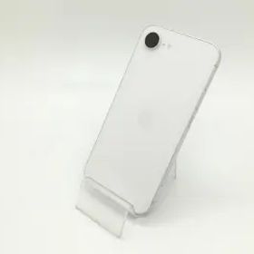 【中古】Apple ymobile 【SIMフリー】 iPhone 16e 128GB ホワイト MD1R4J/A【新宿】保証期間１ヶ月【ランクA】