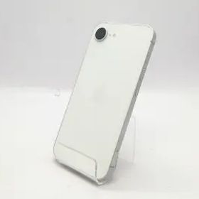 【中古】Apple docomo 【SIMフリー】iPhone 16e 128GB ホワイト MD1R4J/A【立川フロム中武】保証期間１ヶ月【ランクA】