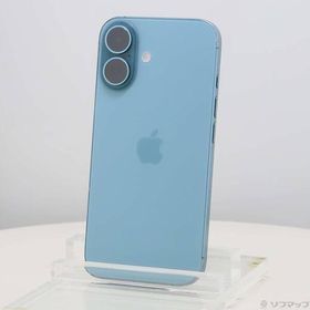 〔中古〕Apple(アップル) iPhone16 256GB ティール MYE13J／A SIMフリー〔262-ud〕