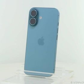 〔中古〕Apple(アップル) iPhone16 256GB ティール MYE13J／A SIMフリー〔198-ud〕