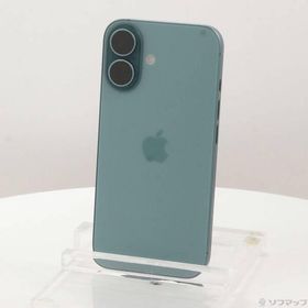 〔中古〕Apple(アップル) iPhone16 256GB ティール MYE13J／A SIMフリー〔348-ud〕