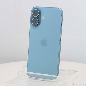 〔中古〕Apple(アップル) iPhone16 256GB ティール MYE13J／A SIMフリー〔276-ud〕
