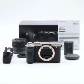 ショット数8029回 Sony α7C II ズームレンズキット ILCE-7CM2L シルバー #1152