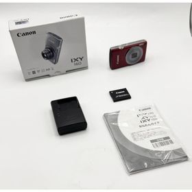 【中古 動作確認済】 Canon デジタルカメラ IXY160 レッド 光学8倍ズーム IXY160(RE)
