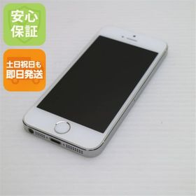 アイフォーン(iPhone)の超美品 au iPhone5s 16GB シルバー 白ロム M555(スマートフォン本体)