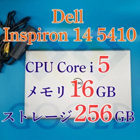 DELL Inspiron 14 5410 CPU：i5 メモリ：16GB ストレージ：256GB 電源投入回数：22回 使用時間：181時間 商品管理コード：GOOLD_0029