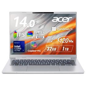 ノートパソコン Acer Aspire 14 AI Windows 11 Home インテル Core Ultra 7 A14-I71M-N73Z