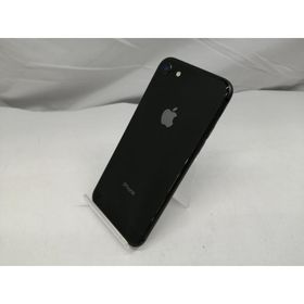 【中古】Apple au 【SIMロックあり】 iPhone 8 64GB スペースグレイ MQ782J/A【札幌】保証期間１週間【ランクC】