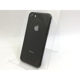 【中古】Apple au 【SIMロック解除済み】 iPhone 8 64GB スペースグレイ MQ782J/A【大宮東口】保証期間１ヶ月【ランクC】