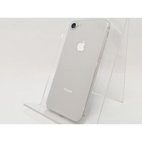 【中古】Apple au 【SIMロック解除済み】 iPhone 8 64GB シルバー MQ792J/A【津田沼】保証期間１ヶ月【ランクB】