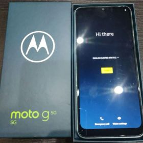 Motorola製 スマートフォン 「moto g50 5G」初期化済み