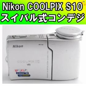 動作未確認✨Nikon COOLPIX S10 ✨スイバル式コンデジ