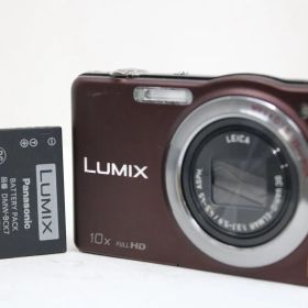【返品保証】 パナソニック Panasonic LUMIX DMC-SZ7 ブラウン 10x バッテリー付き コンパクトデジタルカメラ e10395