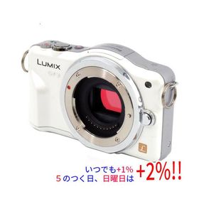 【中古】Panasonic LUMIX DMC-GF3-W ボディ 液晶画面いたみ【いつでも+1％！5のつく日と日曜日は+2%！】 爆買