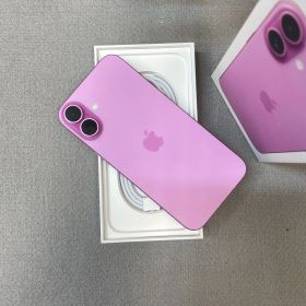 新品同様 iPhone 16Plus 128GB ピンク 国内版 SIMフリー送料無料