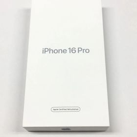 【未開封】iPhone16 Pro 128GB Black Titanium / SIMフリー / Apple公式保証1年付き