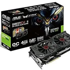【中古】ASUSTek STRIXシリーズ NVIDIA GeForce GTX980搭載ビデオカード オーバークロック メモリ4GB STRIX-GTX980-DC2OC-4GD5
