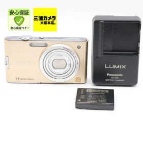 【極上品】 Panasonic LUMIX DMC-FX66 ゴールド デジタルカメラ #079VV0568