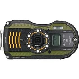 【中古】（非常に良い）PENTAX 防水デジタルカメラ PENTAX WG-3GPS グリーン 1cmマクロ マクロスタンド付属 電子コンパス サブLCD Qi規格 PENTAX WG-3GPSGR 12663