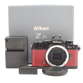■シャッター数11510枚！極上品■ Nikon Z fc ボディ ブラック クリムゾンレッド ミラーレス一眼 プレミアムエクステリア張替済み ニコン