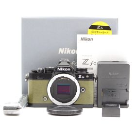 ■シャッター数3381枚！良品■ Nikon Z fc ボディ ブラック オリーブグリーン プレミアムエクステリア張替済み ミラーレス一眼カメラ ニコン