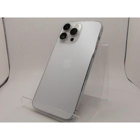 【中古】【赤ロム保証あり】Apple au 【SIMフリー】 iPhone 14 Pro Max 256GB シルバー MQ9C3J/A【秋葉3号】保証期間１ヶ月【ランクC】