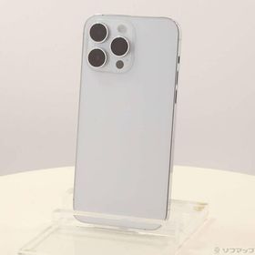〔中古〕Apple(アップル) iPhone14 Pro Max 256GB シルバー MQ9C3J／A SIMフリー〔196-ud〕