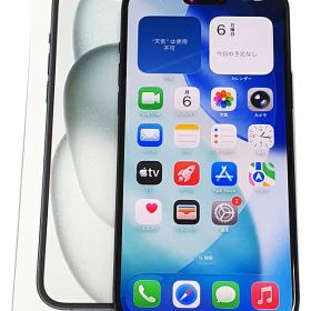 【Apple】アップル『iPhone 15 Plus / 6.7inch / 256GB / SIMロック解除済 au / ブラック』MU0F3J/A 2023年9月発売 スマートフォン 1週間保証【中古】