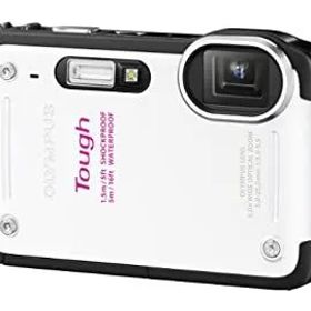 【中古】(非常に良い)OLYMPUS デジタルカメラ TG-620 1200万画素 5m防水 裏面照射型CMOS 広角28mm ホワイト TG-620 WHT