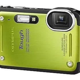 【中古】(非常に良い)OLYMPUS デジタルカメラ TG-620 1200万画素 5m防水 裏面照射型CMOS 広角28mm グリーン TG-620 GRN