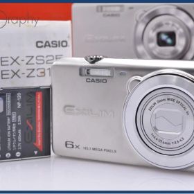 【動作保証】 カシオ CASIO EXILIM EX-ZS25 6X 元箱、バッテリー、取扱説明書付属 同梱無料 #ks99