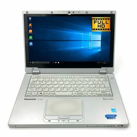 【1台2役】【軽量1.14kg】 パナソニック Panasonic Let’s note AX3 第4世代 Core i3 4010U/1.70GHz 4GB SSD120GB mSATA Windows10 64bit WPSOffice 11.6インチ フルHD タッチパネル カメラ 無線LAN ノートパソコン モバイルノート タブレット PC Notebook 【中古】(ノートPC)