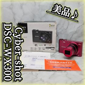 美品♪SONY Cyber-shot DSC-WX300 レッド デジカメ