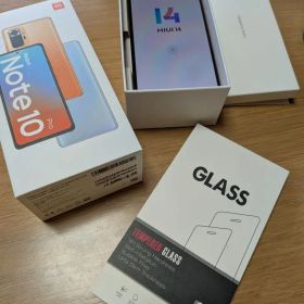 Xiaomi Redmi Note10Pro スマホ本体 箱 フィルムケース付き