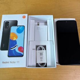 Xiaomi Redmi Note11 graphite gray SIMフリー