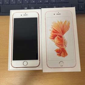 iPhone6s RoseGold 64GB スマホ本体 SiMフリー 割れあり