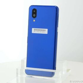 〔中古〕SHARP(シャープ) シンプルスマホ6 64GB インディゴブルー SHSHZ2 Softbank SIMフリー 〔ネットワーク利用制限▲〕〔258-ud〕
