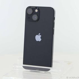 〔中古〕Apple(アップル) iPhone13 mini 128GB ミッドナイト MLJC3J／A SIMフリー〔305-ud〕