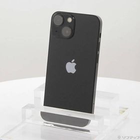 〔中古〕Apple(アップル) iPhone13 mini 128GB ミッドナイト MLJC3J／A SIMフリー〔276-ud〕