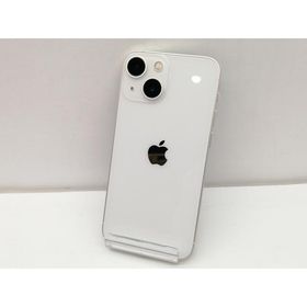 【中古】Apple SoftBank 【SIMフリー】 iPhone 13 mini 128GB スターライト MLJE3J/A【仙台イービーンズ】保証期間１ヶ月【ランクC】
