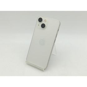 【中古】Apple 国内版 【SIMフリー】 iPhone 13 mini 128GB スターライト MLJE3J/A【神戸】保証期間１ヶ月【ランクC】