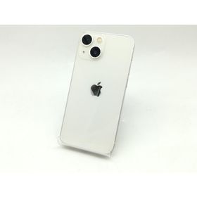 【中古】Apple 国内版 【SIMフリー】 iPhone 13 mini 128GB スターライト MLJE3J/A【広島】保証期間１ヶ月【ランクC】