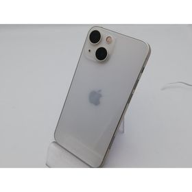 【中古】Apple docomo 【SIMフリー】 iPhone 13 mini 128GB スターライト MLJE3J/A【新宿東口】保証期間１ヶ月【ランクC】