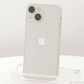 〔中古〕Apple(アップル) iPhone13 mini 128GB スターライト NLJE3J／A SIMフリー〔352-ud〕