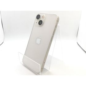 【中古】Apple SoftBank 【SIMフリー】 iPhone 13 mini 128GB スターライト MLJE3J/A【熊本】保証期間１ヶ月【ランクC】