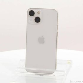 〔中古〕Apple(アップル) iPhone13 mini 128GB スターライト MLJE3J／A SIMフリー〔371-ud〕