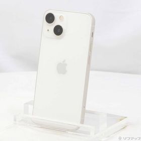 〔中古〕Apple(アップル) iPhone13 mini 128GB スターライト MLJE3J／A SIMフリー〔262-ud〕