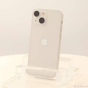 〔中古〕Apple(アップル) iPhone13 mini 128GB スターライト MLJE3J／A SIMフリー〔262-ud〕